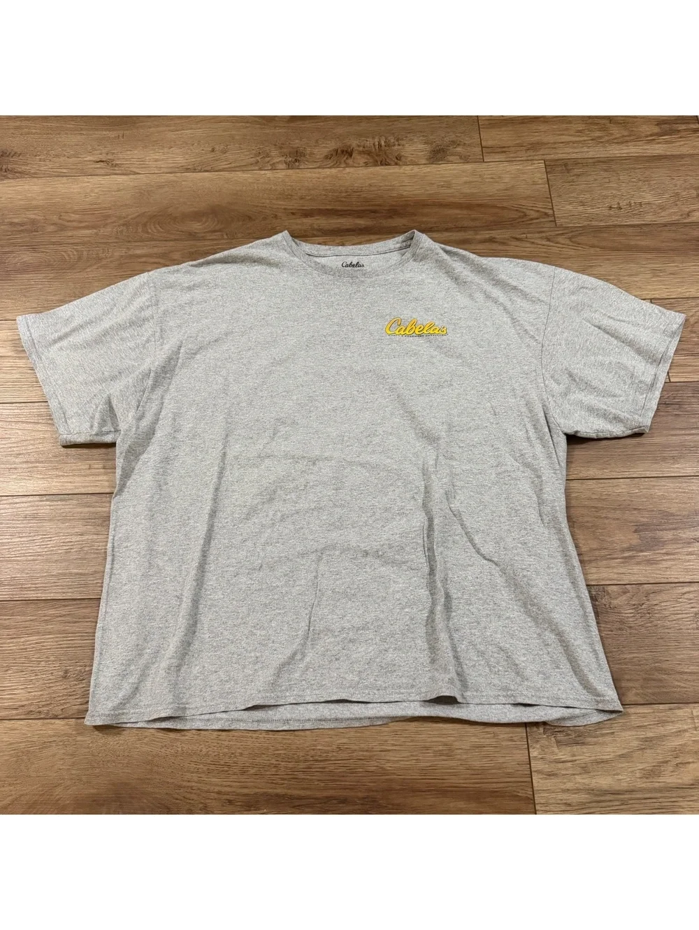 Cabelas Mens 3XL Gray Graphic T-Shirt Big Game Elk Tee